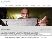 Tablet Screenshot of lucalombardi.net